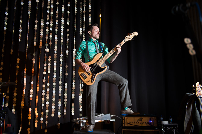 Live band at an event in Union Station's Great Hall.