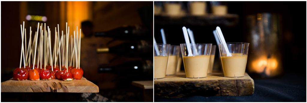 Detail shot of vendor's appetizers at Chicago's 2015 Snowball event.