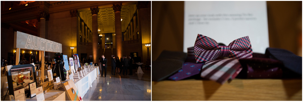 Detail shots of items auctioned at Chicago's 2015 Snowball event.