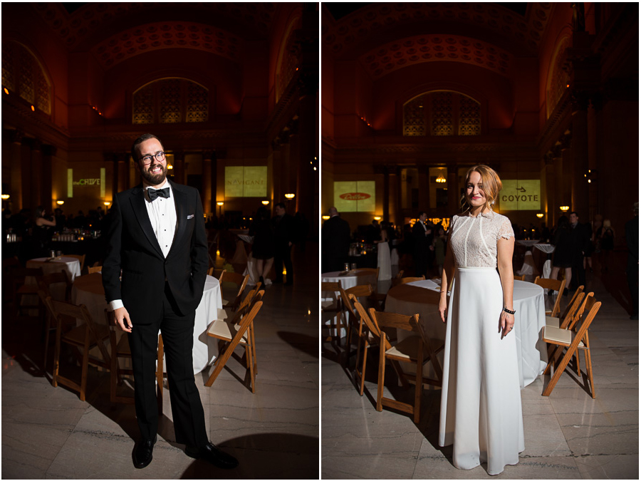 Photos of a beautiful couple attending the 27th annual Snowball Fundraiser in Chicago.