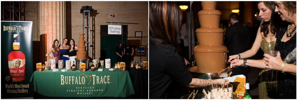 Vendors at the event, here: Buffalo Trace.