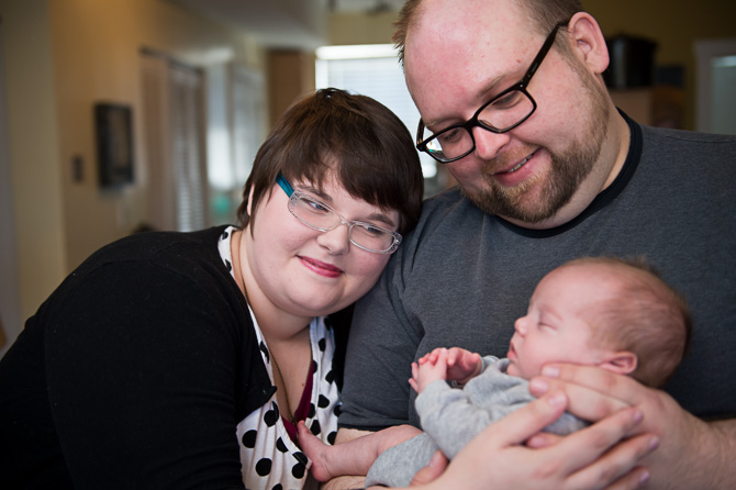 Newborn photo session.