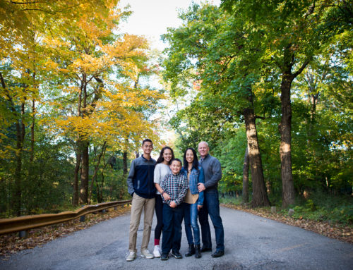 Family Session in Chippewa Woods Forest Preserve